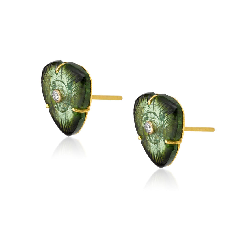 Reya Green Tourmaline Earrings