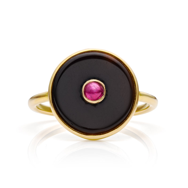 Allia 14k Gold Black Onyx Ring