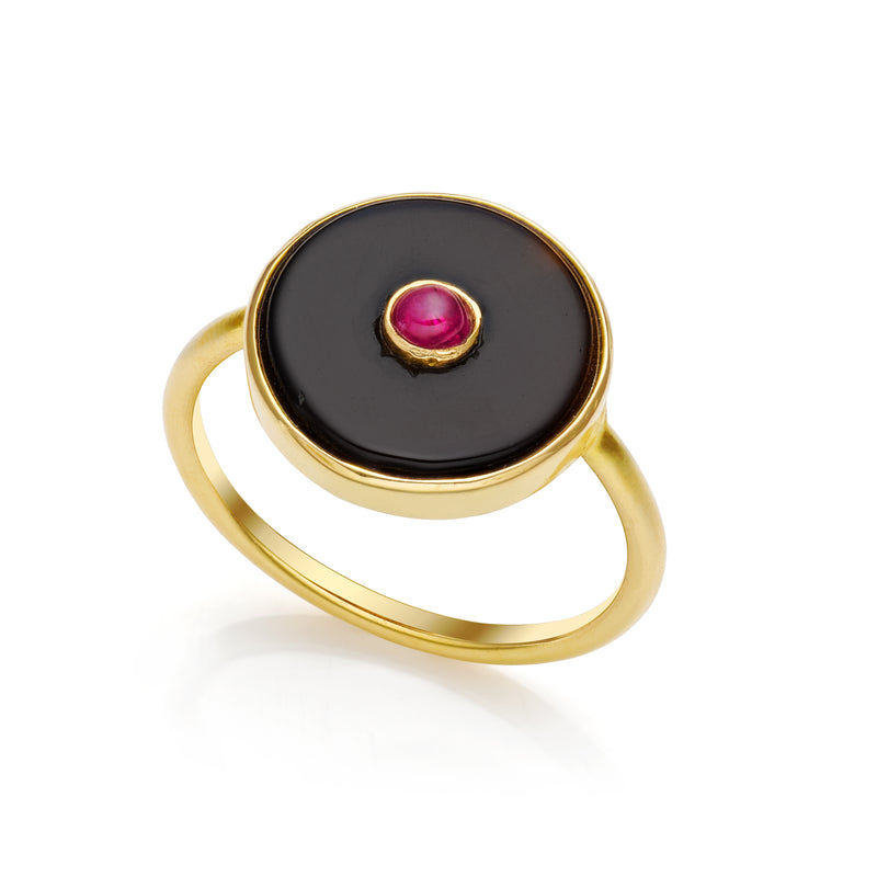 Allia Ring - Black Onyx