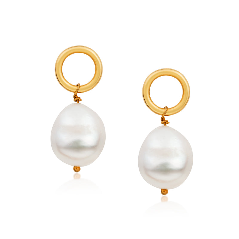 Aura Baroque Pearl Earring