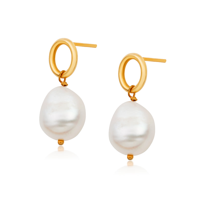 Aura Baroque Pearl Earring