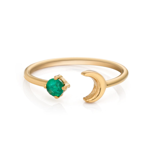 Cosmic Emerald Ring