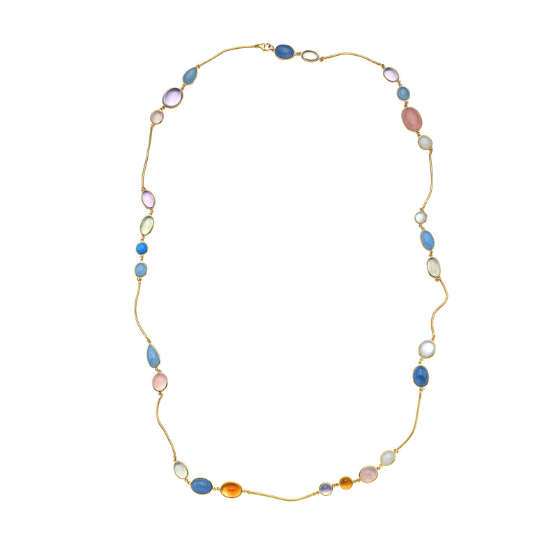 Mosaic Fleur Vermeil Necklace