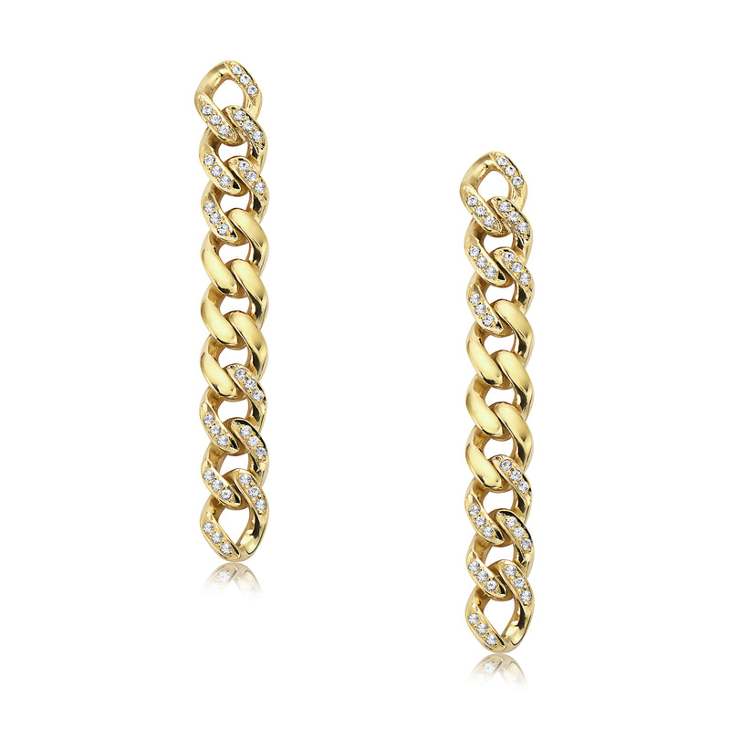 Aspyn Curb-Chain Drop Earrings