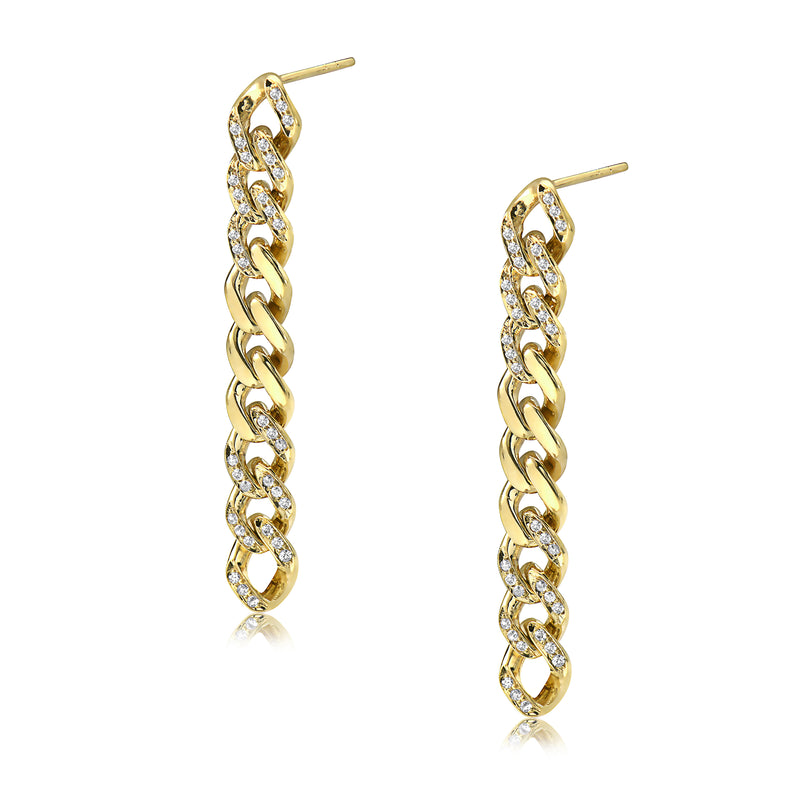 Aspyn Curb-Chain Drop Earrings