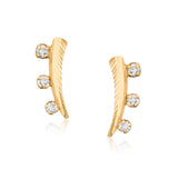 Enya Diamond 14k Gold Climbers