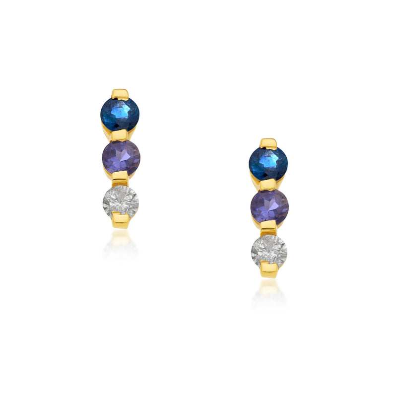 Iris Bar Earrings