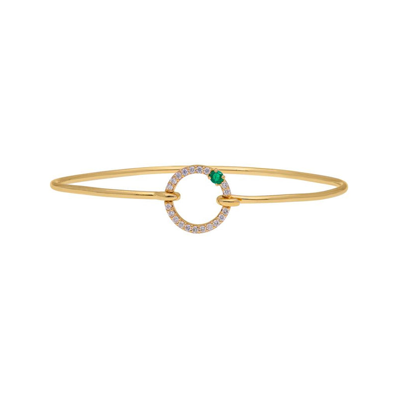 In Between Circles - Diamond Bracelet