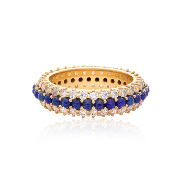 Summer Sparkle Ring - Lapis