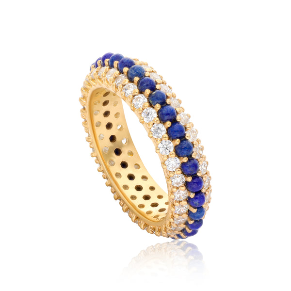 Summer Sparkle Ring - Lapis