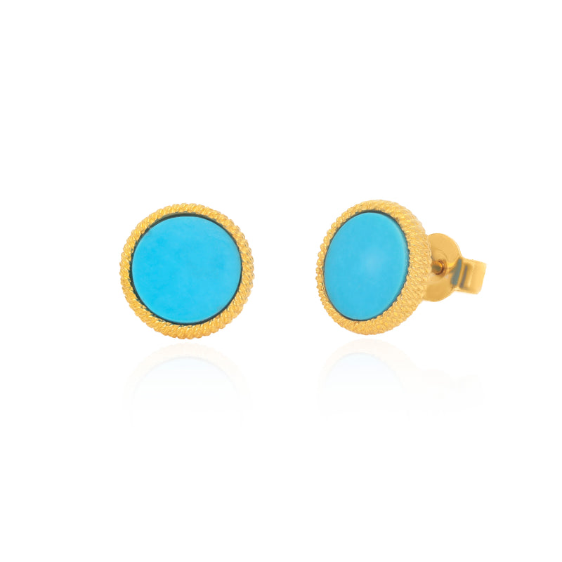 Ara Woven Gold Studs