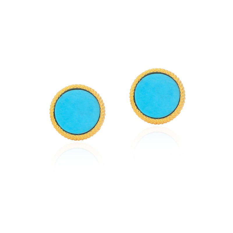 Ara Woven Gold Studs