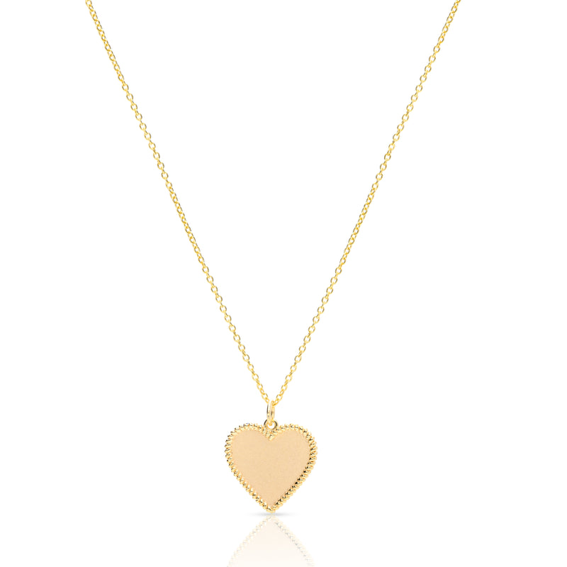 Heart Pendant 14k Gold Necklace