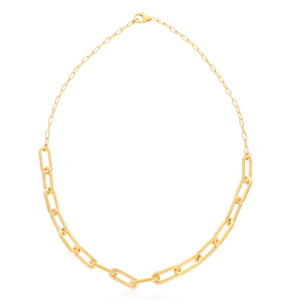 Chunky Link Vermeil Necklace
