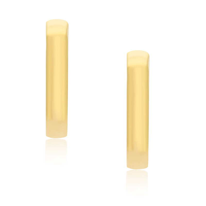 Mega-Chunky Vermeil Link Hoops
