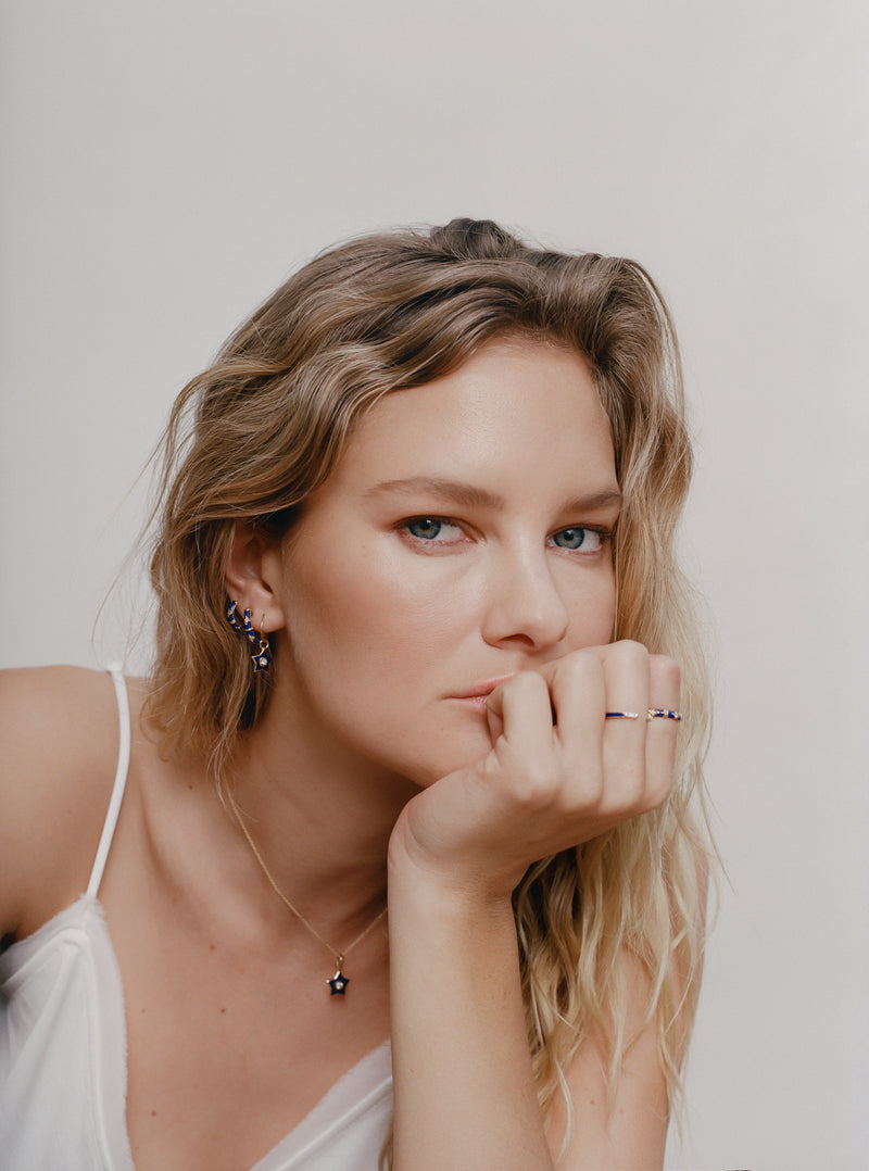 Model wears Celeste Ring