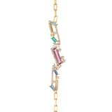 Ethereal Jewels Paper-clip 14k Gold Bracelet