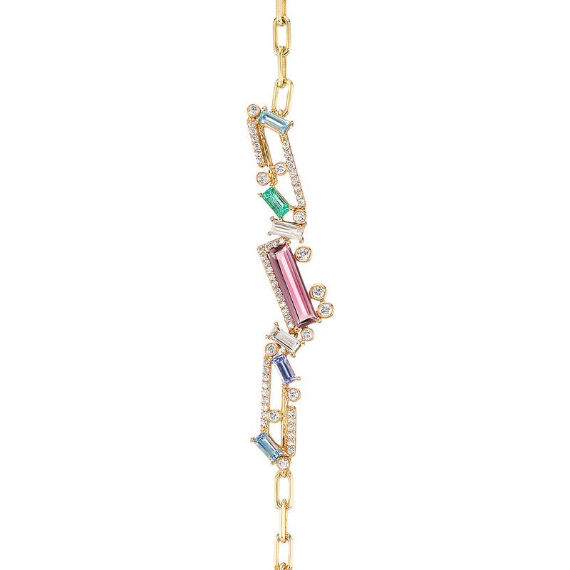 Ethereal Jewels Paper-clip Bracelet