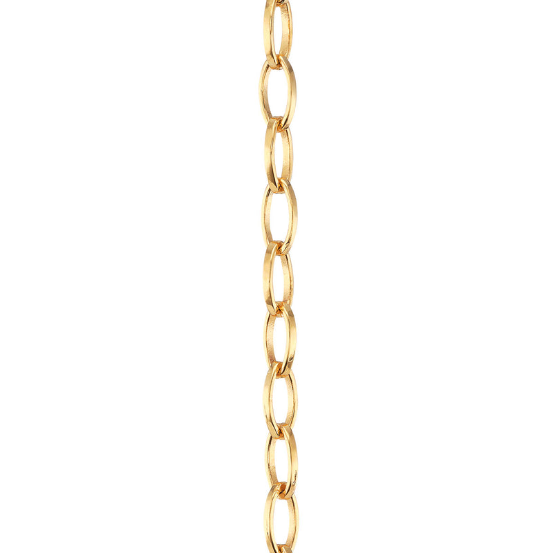 Oval Links Vermeil Gold Bracelet