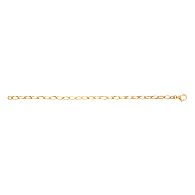 Oval Links Vermeil Gold Bracelet