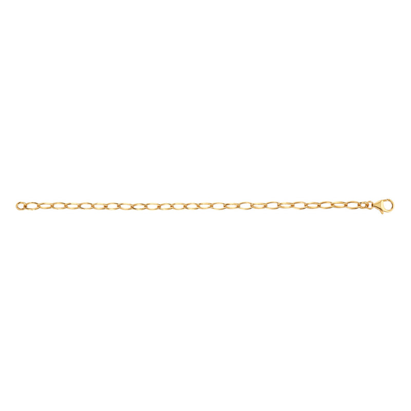 Oval Links Gold Bracelet