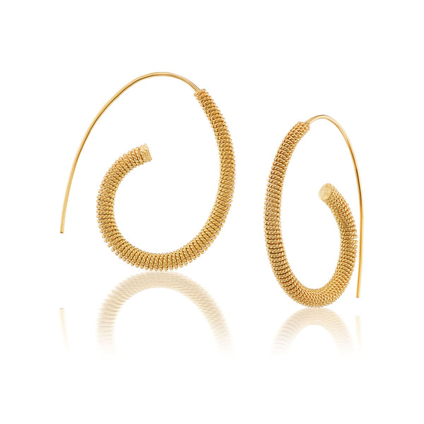 Nora Vermeil Gold Hoops