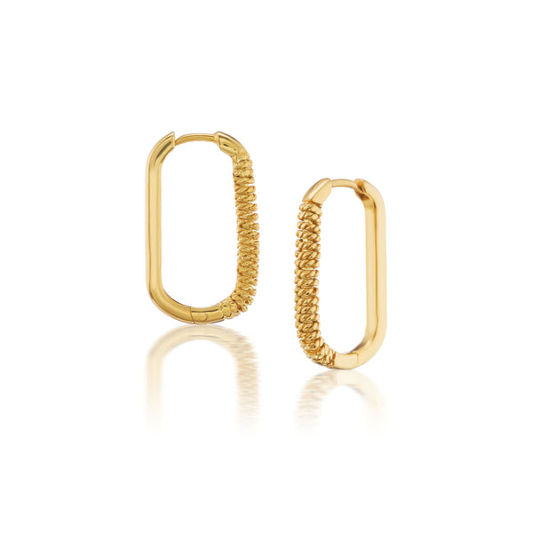 Kora Gold Link Hoops