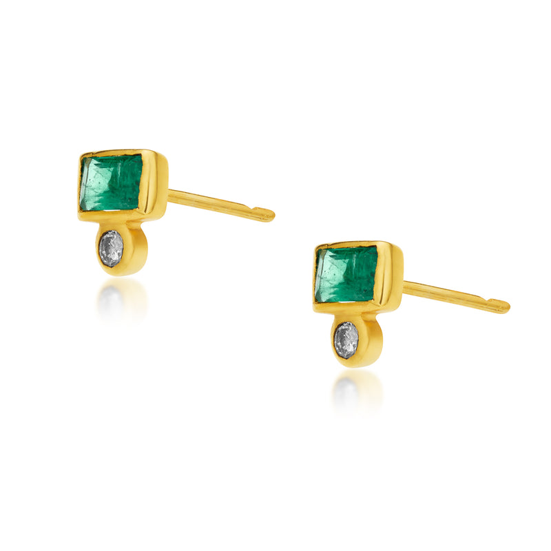 Raina Emerald Earrings
