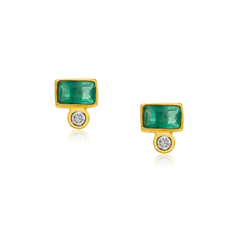 Raina Emerald Earrings