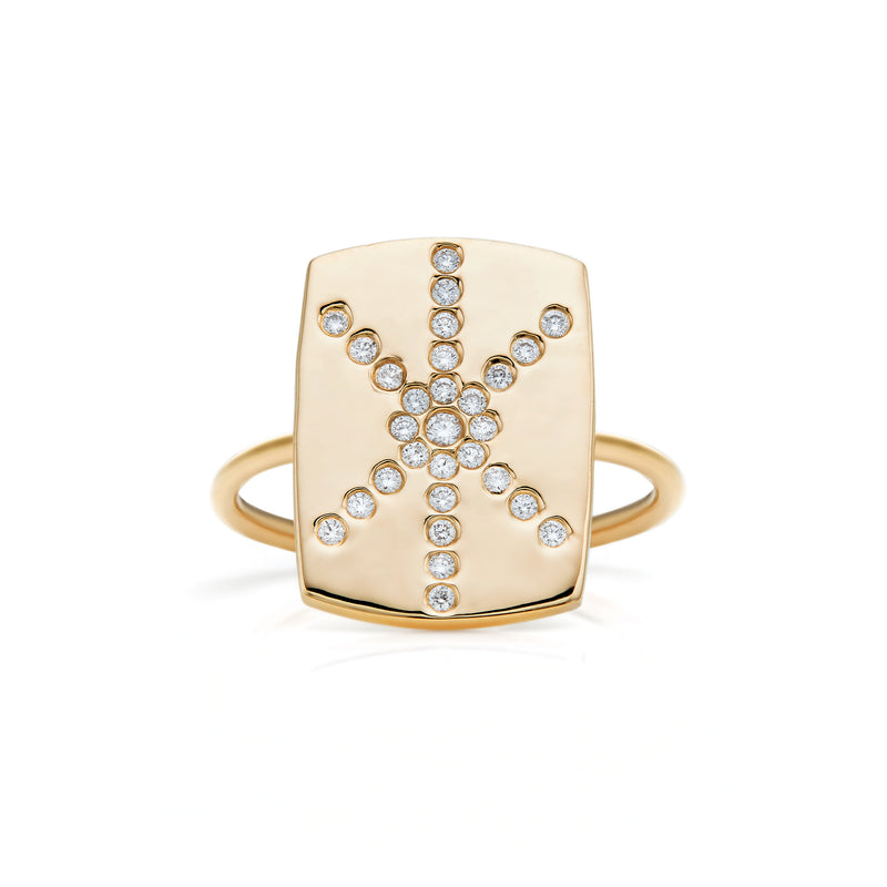 Starburst Signet Ring